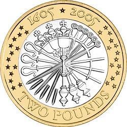 How much is the 2005 Gunpowder Plot £2 Coin worth? Is it rare?