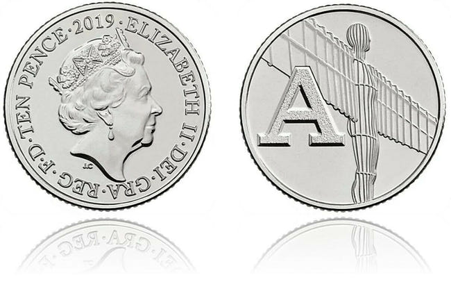 2019 A: Angel of the North uncirculated 10p