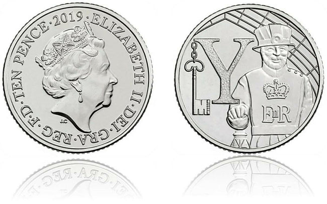 2019 Y: Yeoman Warder uncirculated 10p