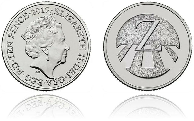 10p 2019 Z Zebra Crossing A-Z 10p Circulated Coin - Copes Coins