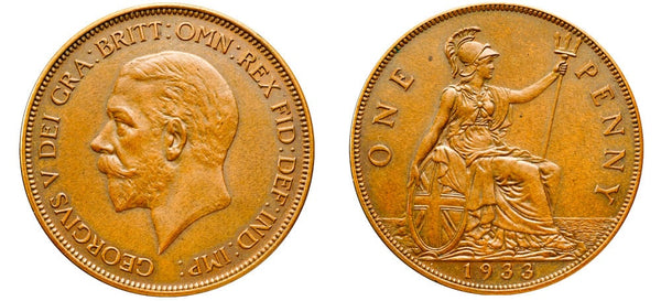 The 1933 George V Penny: A Coin of Mystery and Rarity