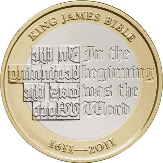 How much is the 2011 King James Bible £2 Coin worth? Is it rare?