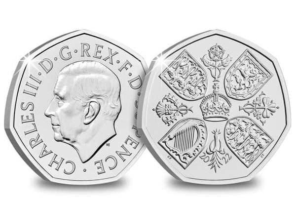 How much is the 2022 King Charles III Queen Elizabeth II Memorial 50p coin worth? Is it rare?