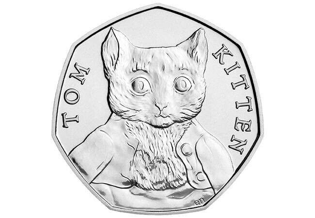 How much is 2017 Tom Kitten 50p worth? Is it rare?