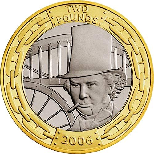 Is the 2006 Brunel Portrait £2 coin worth anything? How rare is it?