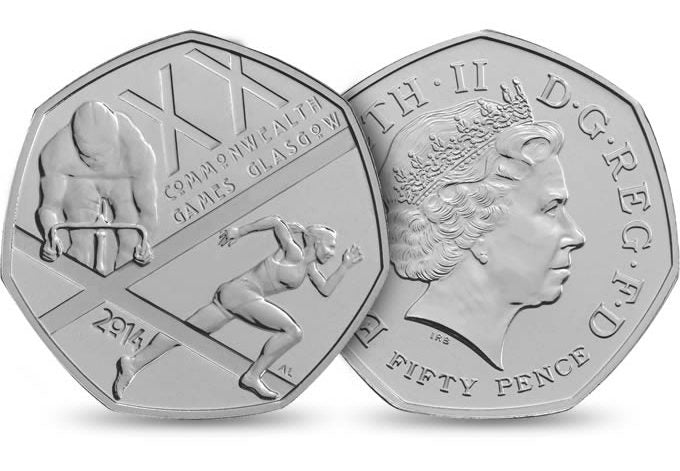 Is the 2014 Glasgow Commonwealth Games 50p worth anything? Is it rare?