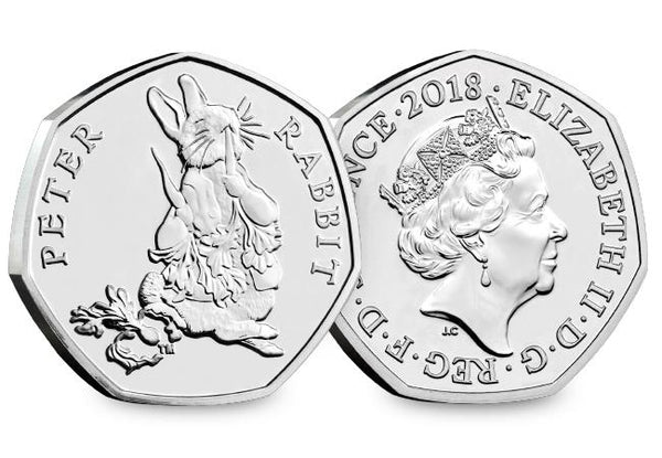 How much is the 2018 Peter Rabbit 50p Worth? Is it rare?