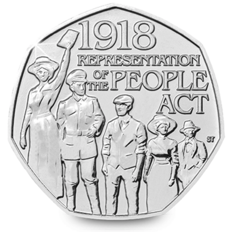 The 1918 - 2018 Representation of the People Act 50p coin - is it worth anything?