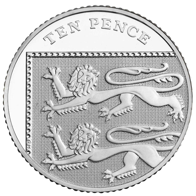 2019 Ten Pence Shield 10p Uncirculated Coin - Copes Coins