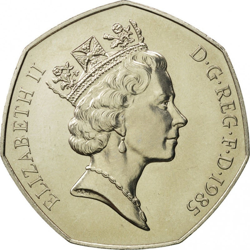 1985 Britannia 50p Circulated Coin - Copes Coins