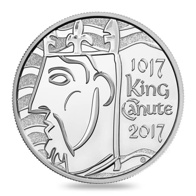 2017 King Canute £5 Uncirculated Coin - Copes Coins