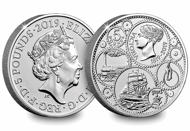 2019 UK 200th Anniversary of the Birth of Queen Victoria Uncirculated £5 Coin - Copes Coins