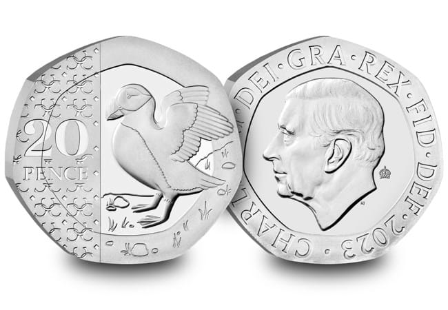 2023 Puffin Twenty Pence Definitive 20p Brilliant Uncirculated Coin - Copes Coins
