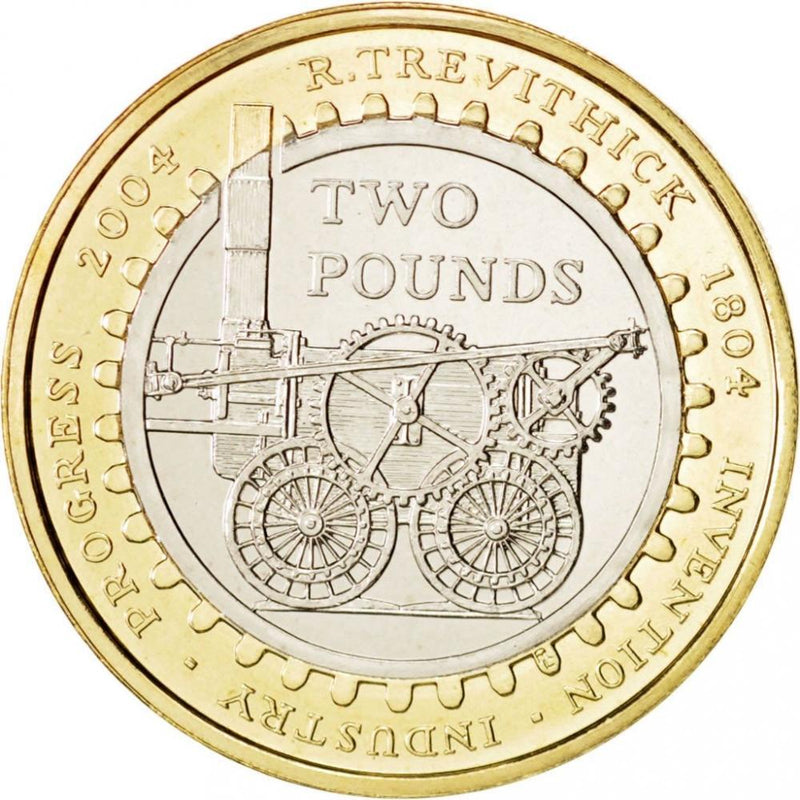 £2 2004 Anniversary of the Trevithick £2 Circulated Coin - Copes Coins