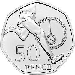 50p 2004 Roger Bannister 50p Circulated Coin - Copes Coins
