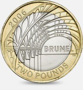 £2 2006 Brunel Paddington Station £2 Circulated Coin - Copes Coins