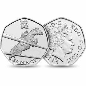 50p 2011 Olympics Equestrian 50p Circulated Coin - Copes Coins