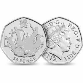 50p 2011 Olympics Modern Pentathlon 50p Circulated Coin - Copes Coins