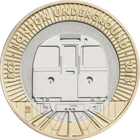 £2 2013 London Underground Train £2 Circulated Coin - Copes Coins