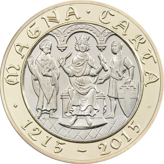 £2 2015 800th Anniversary of the Magna Carta £2 Circulated Coin - Copes Coins