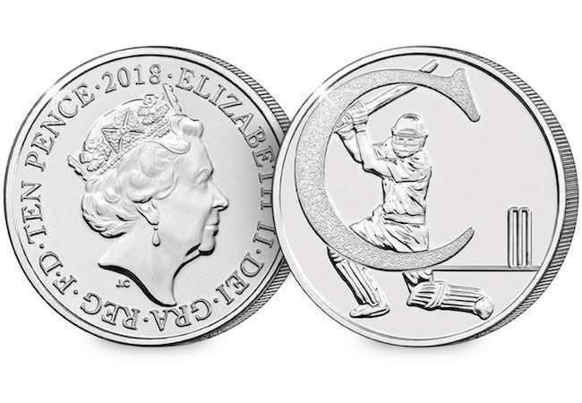 2018 C alphabet 10p coin from the Copes Coins collection