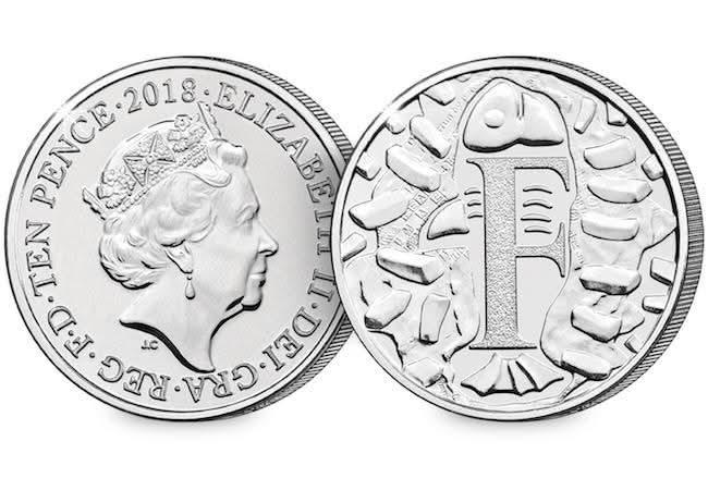 2018 F 10p coin, design reference photograph