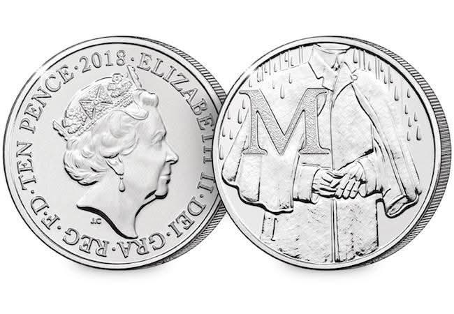 2018 M 10p coin, design reference photograph