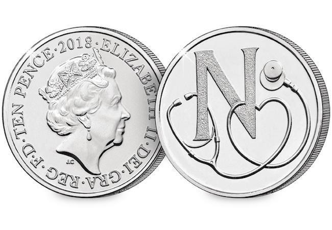 10p 2018 N NHS A-Z 10p Circulated Coin - Copes Coins