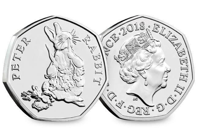 50p 2018 Peter Rabbit 50p Circulated Coin - Copes Coins