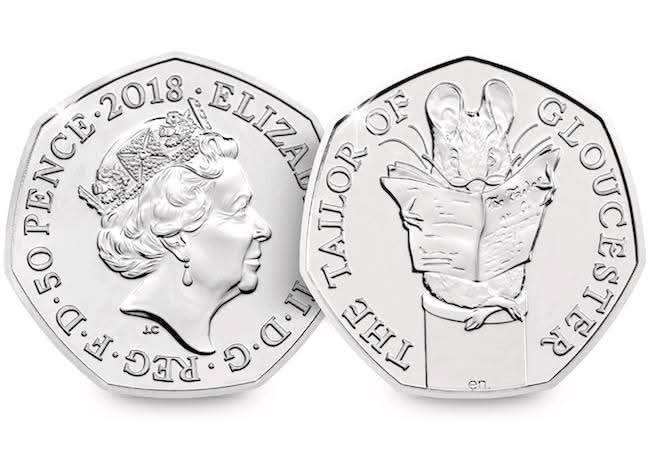 50p 2018 Tailor of Gloucester 50p Circulated Coin - Copes Coins