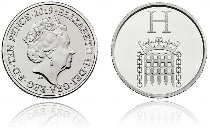 10p 2019 H Houses of Parliament A-Z 10p Circulated Coin - Copes Coins