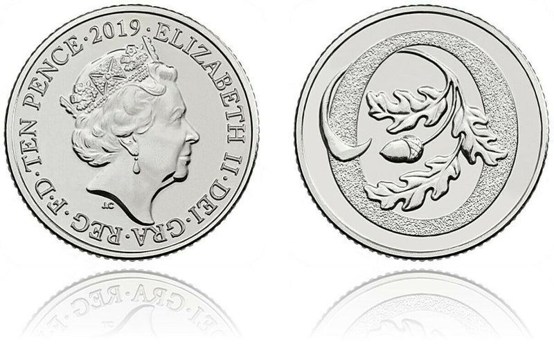 10p 2019 O Oak A-Z 10p Circulated Coin - Copes Coins
