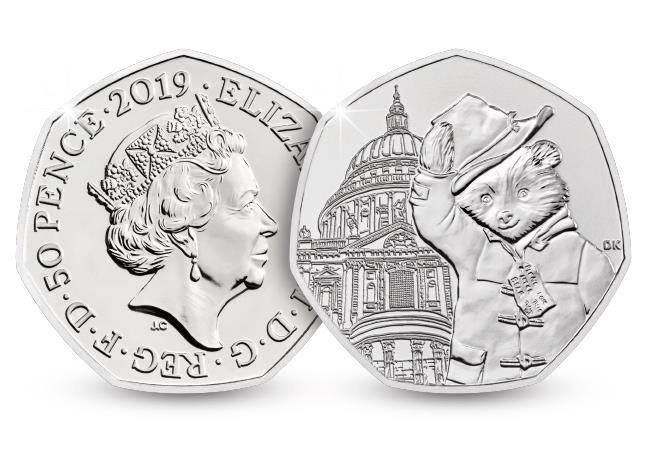 50p 2019 Paddington at St. Paul's Cathedral 50p Circulated Coin - Copes Coins