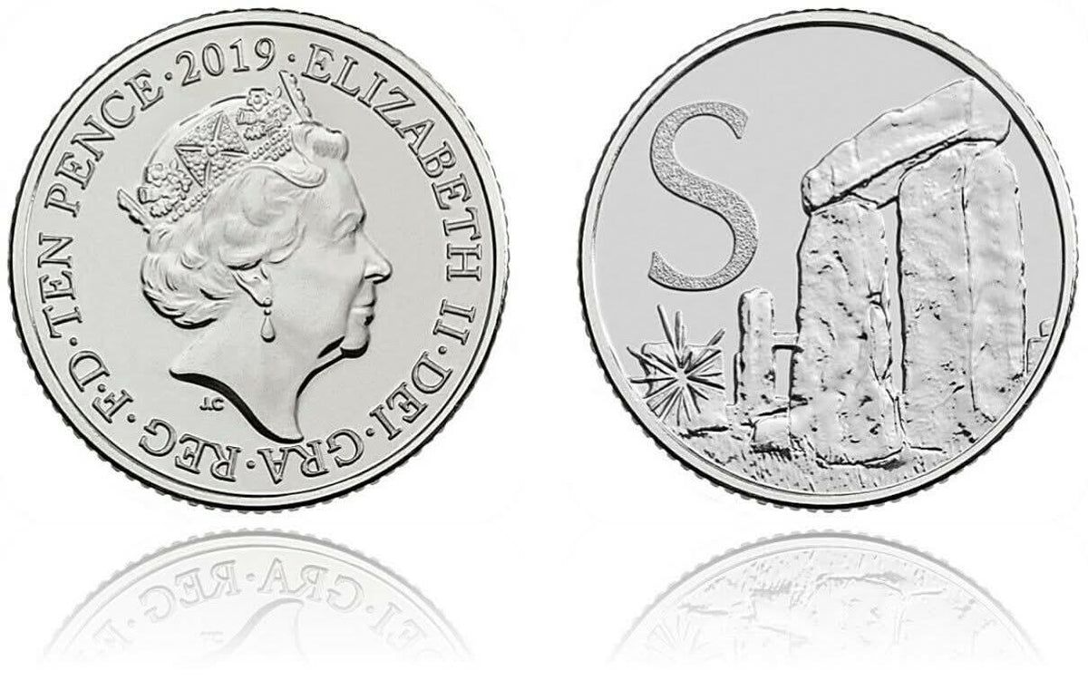 2019 S 10p coin, design reference photograph
