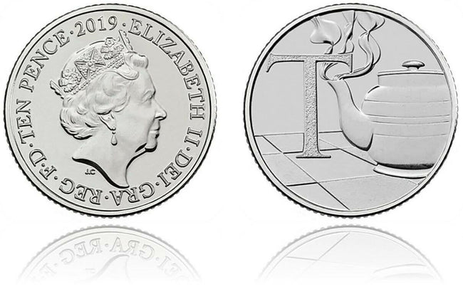 2019 T: Teapot uncirculated 10p