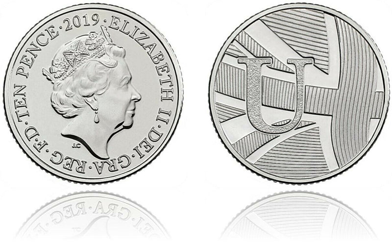 10p 2019 U Union Jack A-Z 10p Circulated Coin - Copes Coins