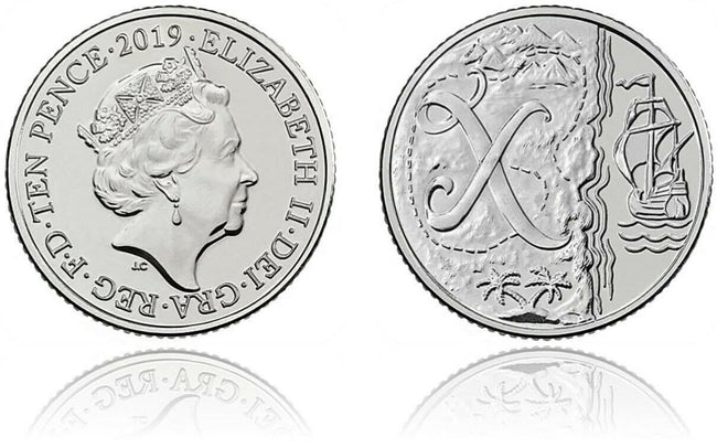 2019 X: X Marks the Spot uncirculated 10p
