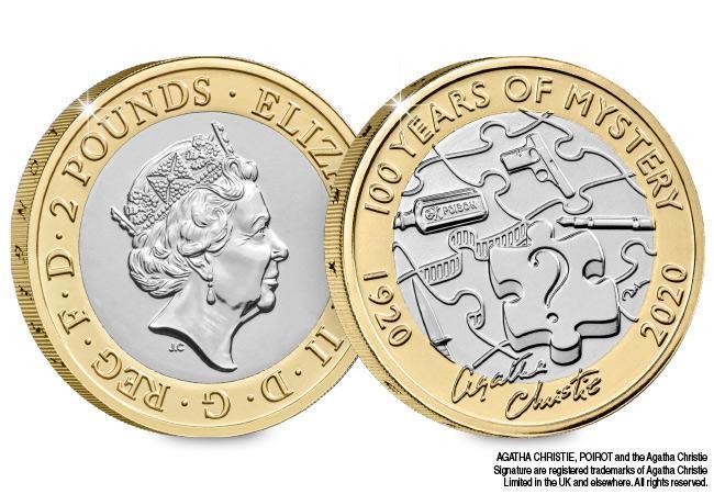 £2 2020 Agatha Christie £2 Brilliant Uncirculated Coin Pack - Copes Coins