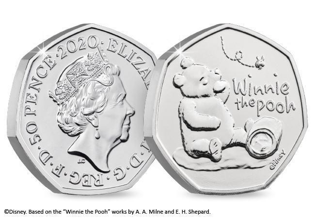 50p 2020 Winnie the Pooh 50p Brilliant Uncirculated Coin Pack - Copes Coins
