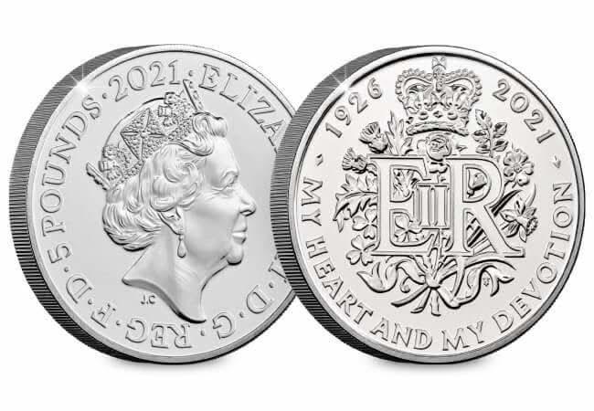 £5 2021 95th Birthday of Her Majesty the Queen £5 Brilliant Uncirculated Coin - Copes Coins