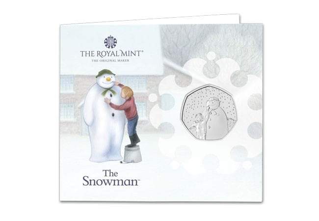 50p 2021 The Snowman 50p Brilliant Uncirculated Royal Mint Pack - Copes Coins