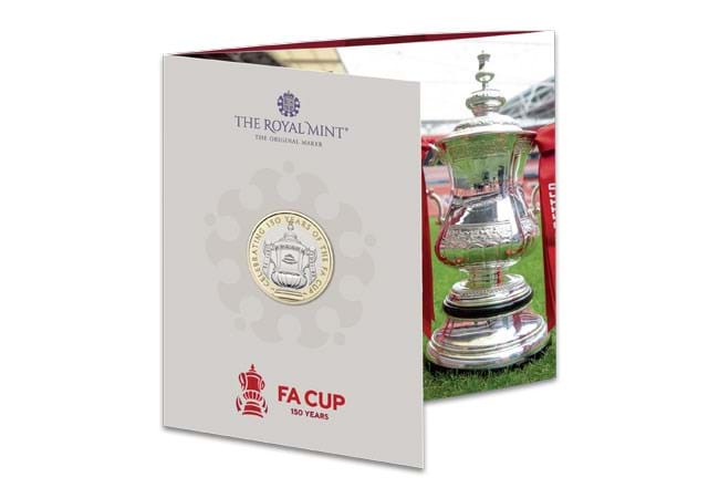 £2 2022 150th Anniversary FA Cup £2 Brilliant Uncirculated Coin Pack - Copes Coins