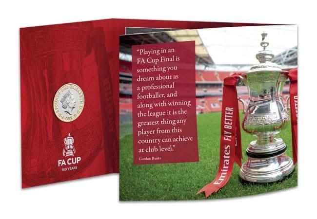 £2 2022 150th Anniversary FA Cup £2 Brilliant Uncirculated Coin Pack - Copes Coins