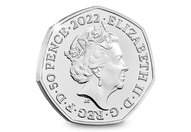 50p 2022 50th Anniversary of Pride 50p Brilliant Uncirculated Coin - Copes Coins