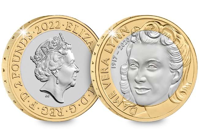 £2 2022 Dame Vera Lynn £2 Brilliant Uncirculated Coin Pack - Copes Coins
