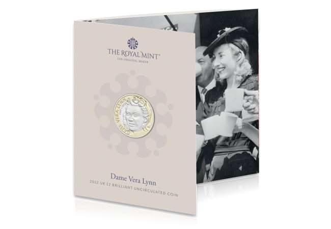 £2 2022 Dame Vera Lynn £2 Brilliant Uncirculated Coin Pack - Copes Coins