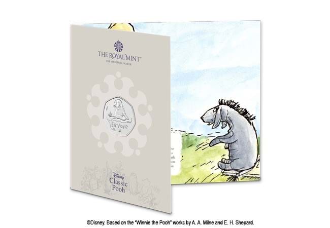 50p 2022 Eeyore 50p Brilliant Uncirculated Coin Pack - Copes Coins
