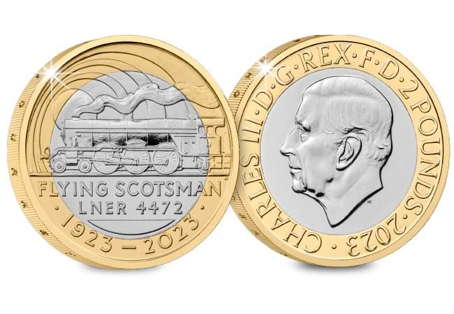 2023 Flying Scotsman £2 Brilliant Uncirculated Coin - Copes Coins