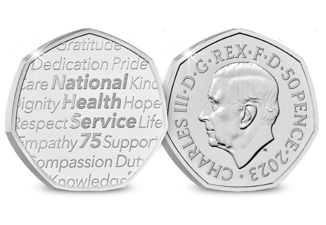 2023 NHS National Health Service 50p Brilliant Uncirculated Coin - Copes Coins