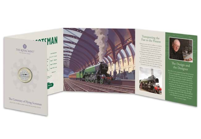 2023 Flying Scotsman Centenary £2 Brilliant Uncirculated Coin Pack - Copes Coins